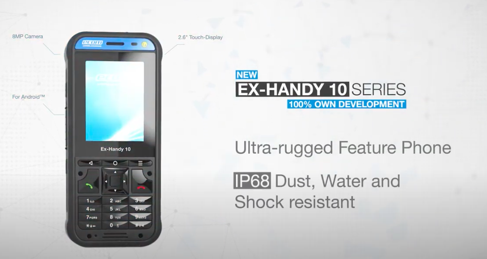 Телефон Ex-Handy 10 для Зон 1 и 2