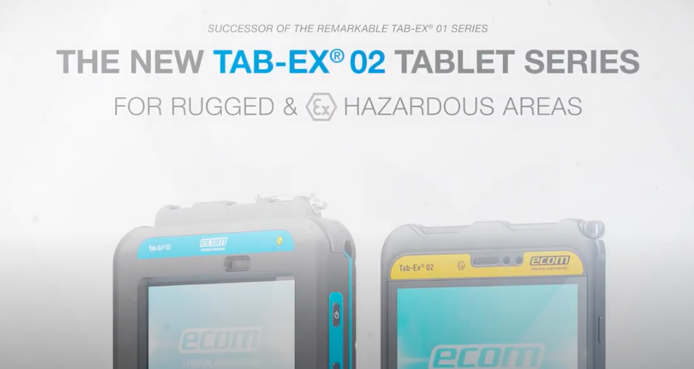Планшетный компьютер Tab-Ex 02 для Зон 1 и 2